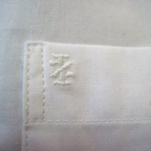 Men's Big Tall IZOD Premium Essentials Button Dress Shirt  LT/GL/LT White NWT - Picture 6 of 6